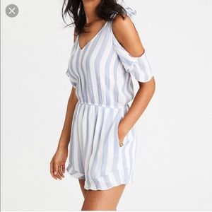 American eagle striped romper